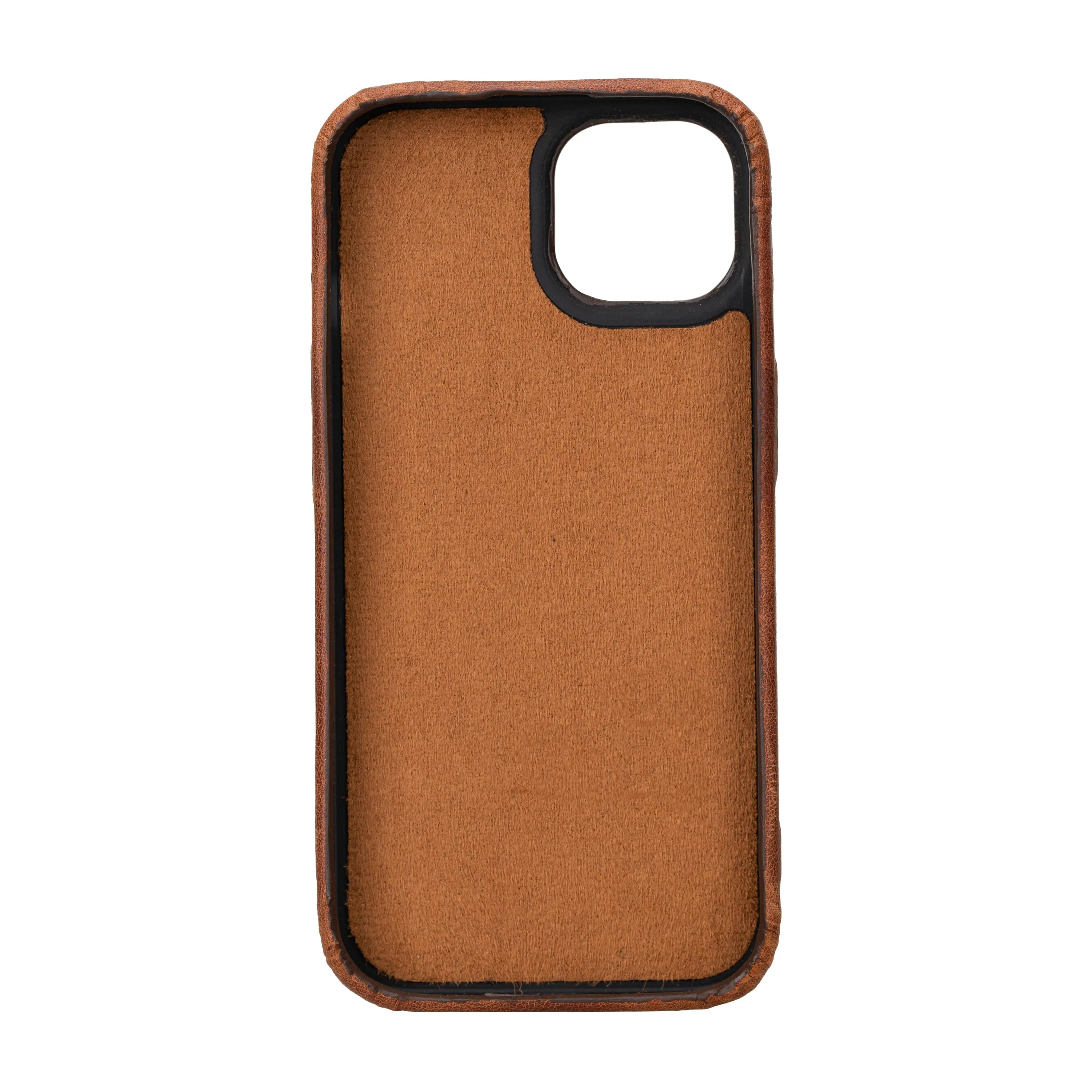 iPhone 15 Snap-on Leather Wallet Case