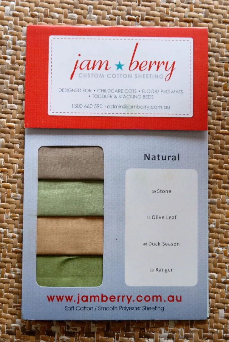 Jewel Pack - Stellar Natural - Plain sheets   logo calico bag   cotton blanket