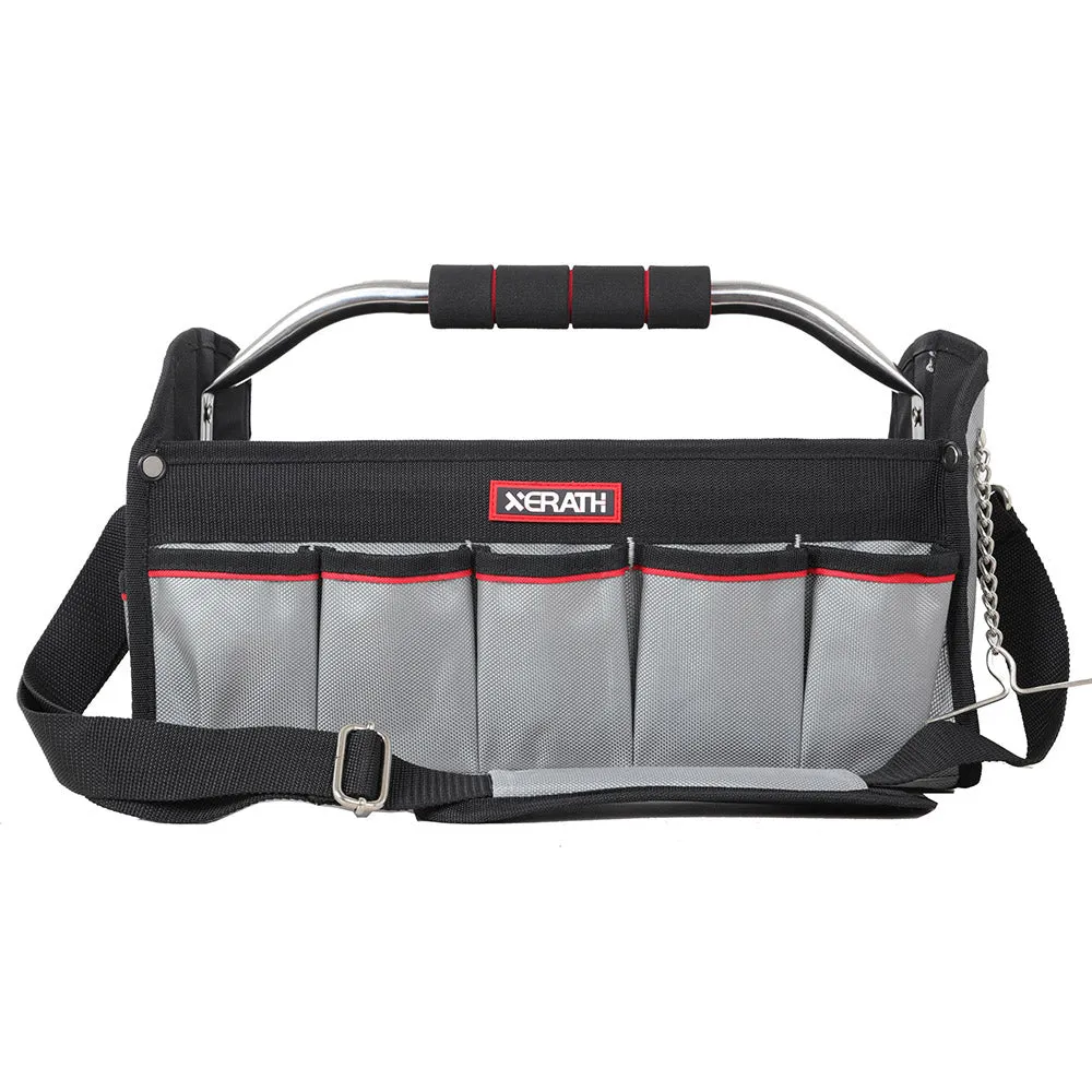 KAPAS Open Top Tool Bag,  Tool Carrier Equipped with Internal Structure and Wear-Resisting Base for Tool Storage (16-Inch)