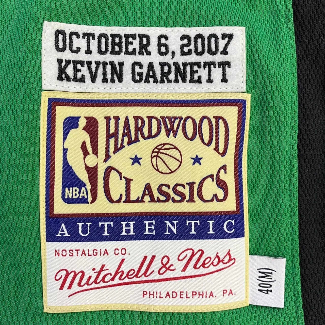 Kevin Garnett October 6, 2007 Euro Italy Preseason Game Mitchell & Ness Italian Edition Authentic Jersey