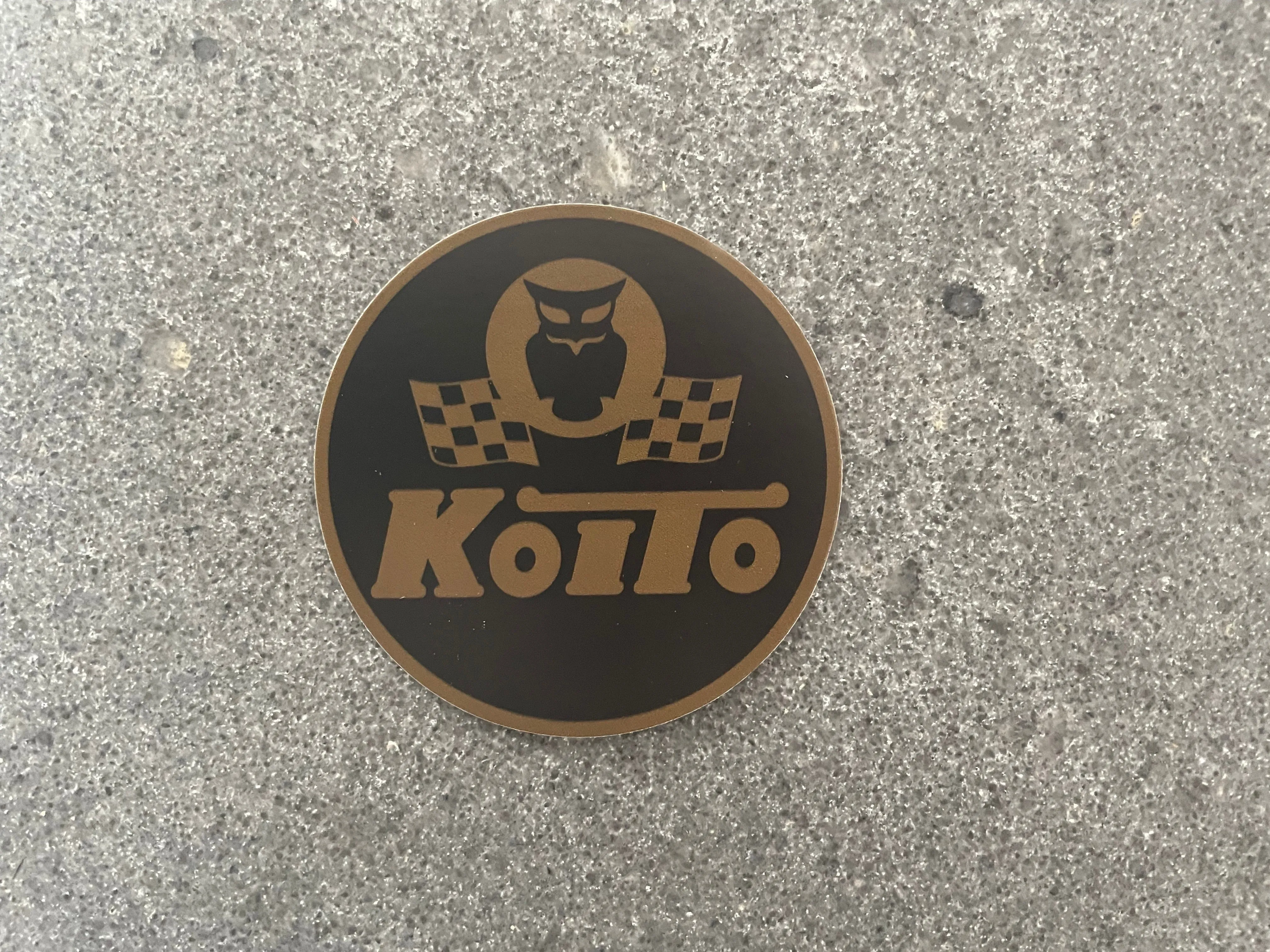 Koito Lamp cover decal