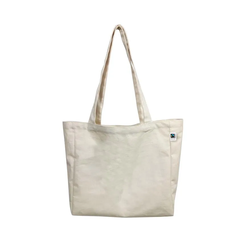 Large Tote Bag | Organic Canvas | Fairtrade