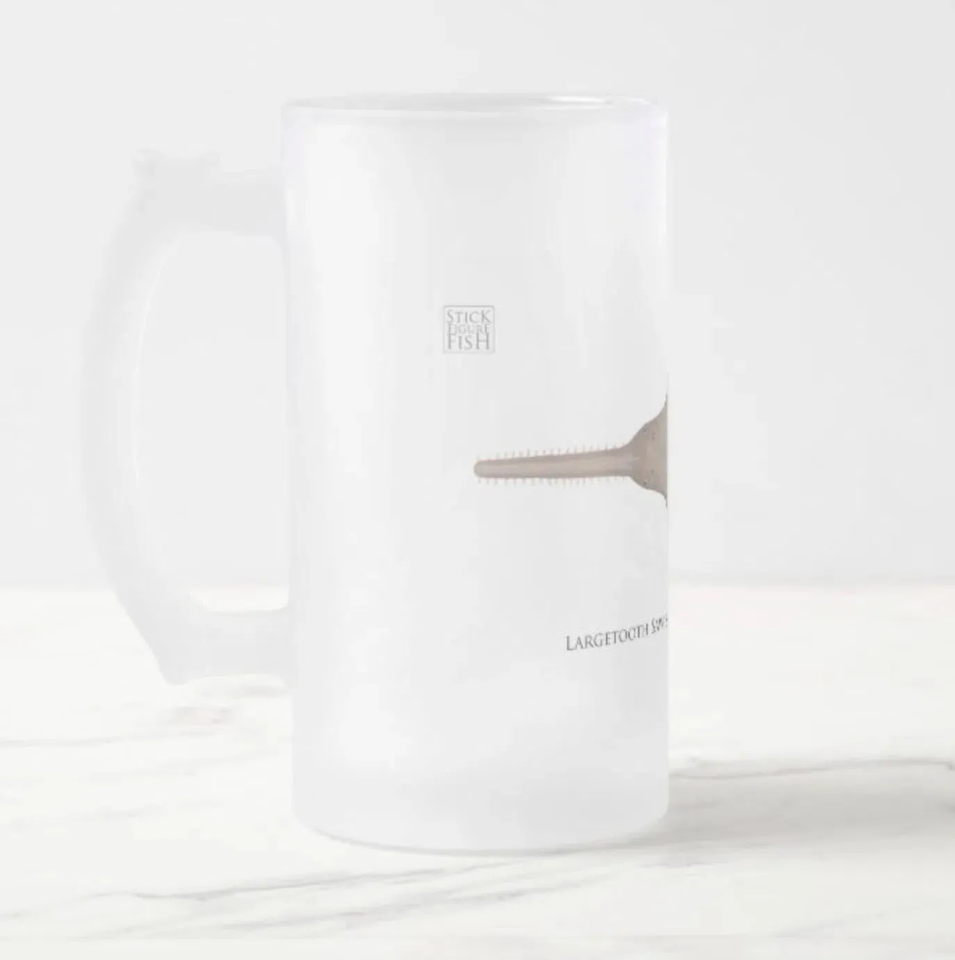 Largetooth Sawfish - Frosted Glass Stein