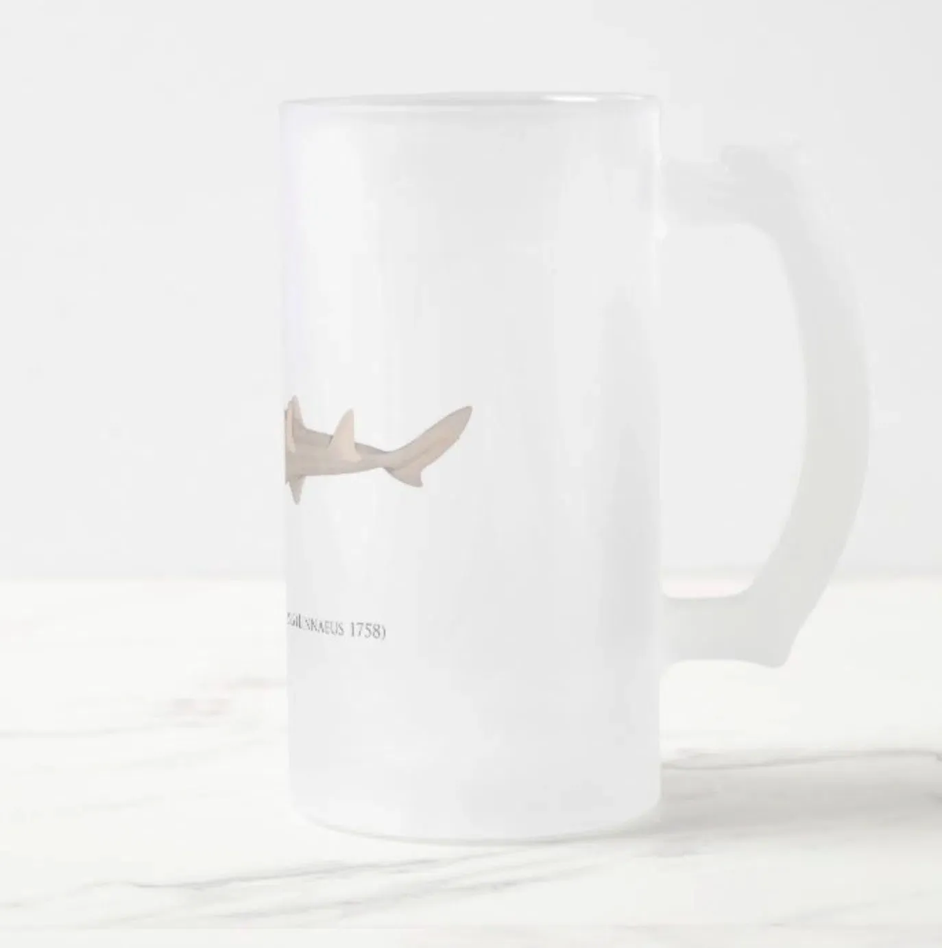 Largetooth Sawfish - Frosted Glass Stein