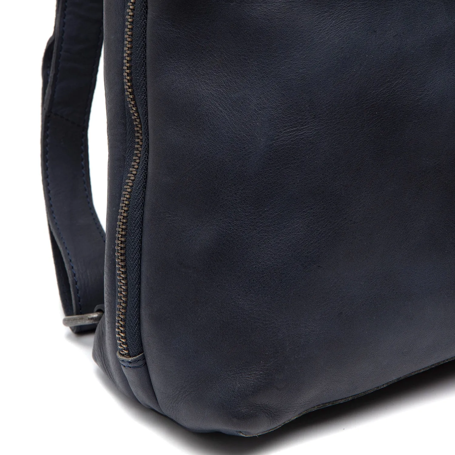 Leather Backpack Navy Bern