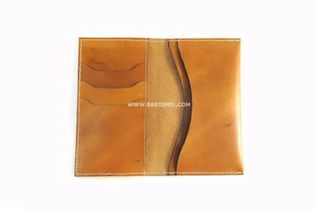 Leather Travel Passport Wallet