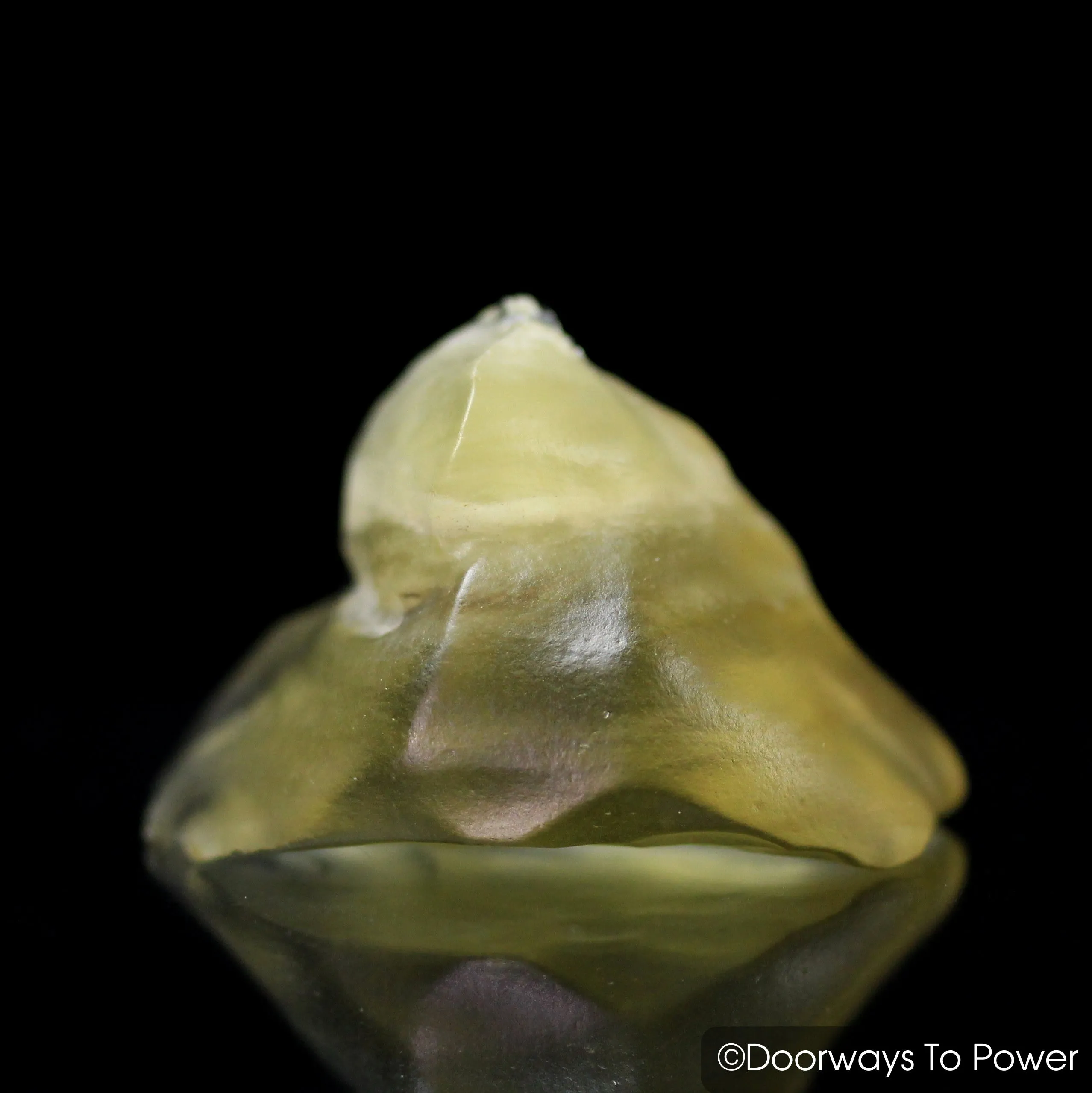 Libyan Desert Glass Specimen Libyan Gold Tektite 'Smooth & Polished' | Collectors Quality