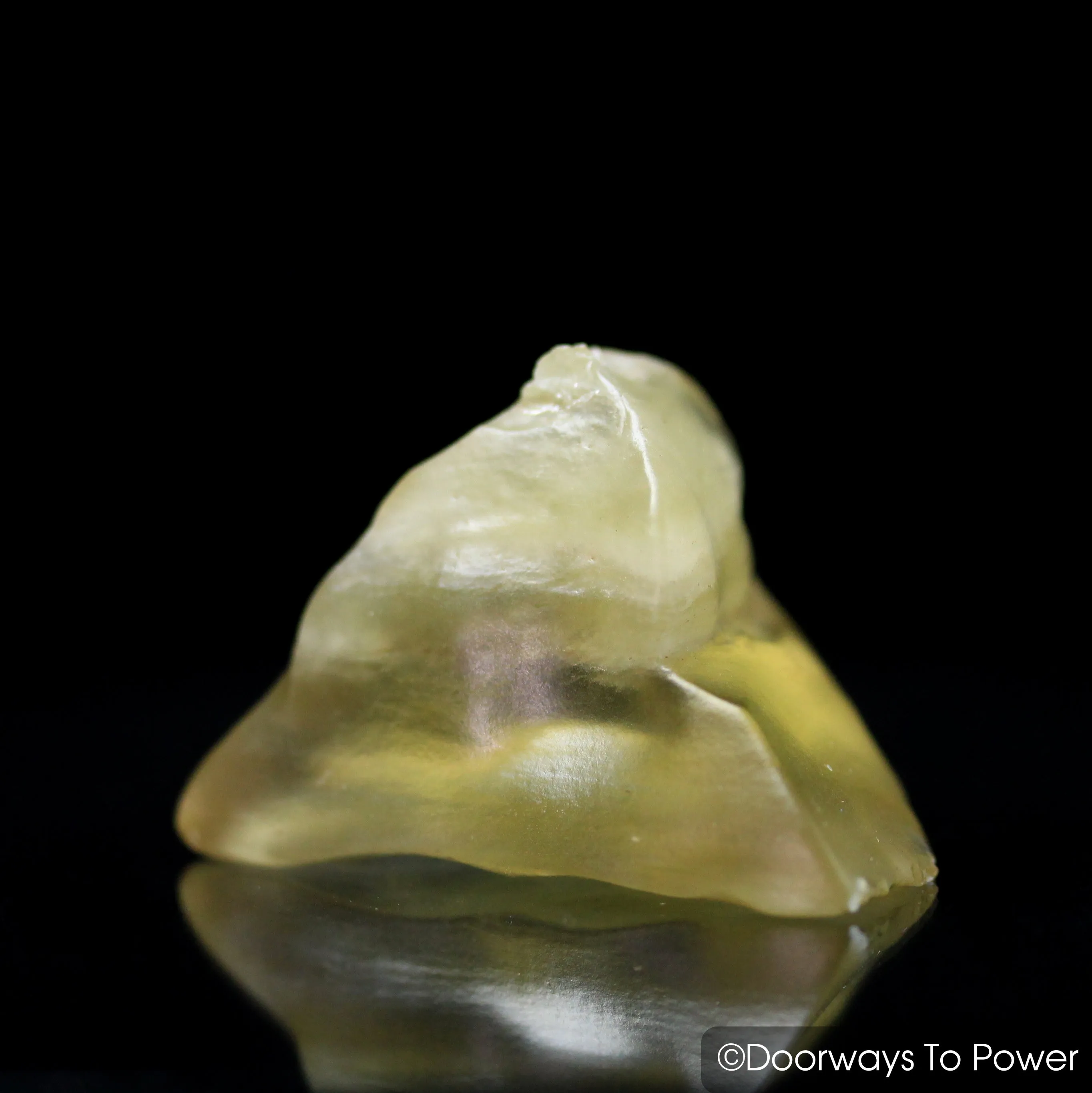 Libyan Desert Glass Specimen Libyan Gold Tektite 'Smooth & Polished' | Collectors Quality