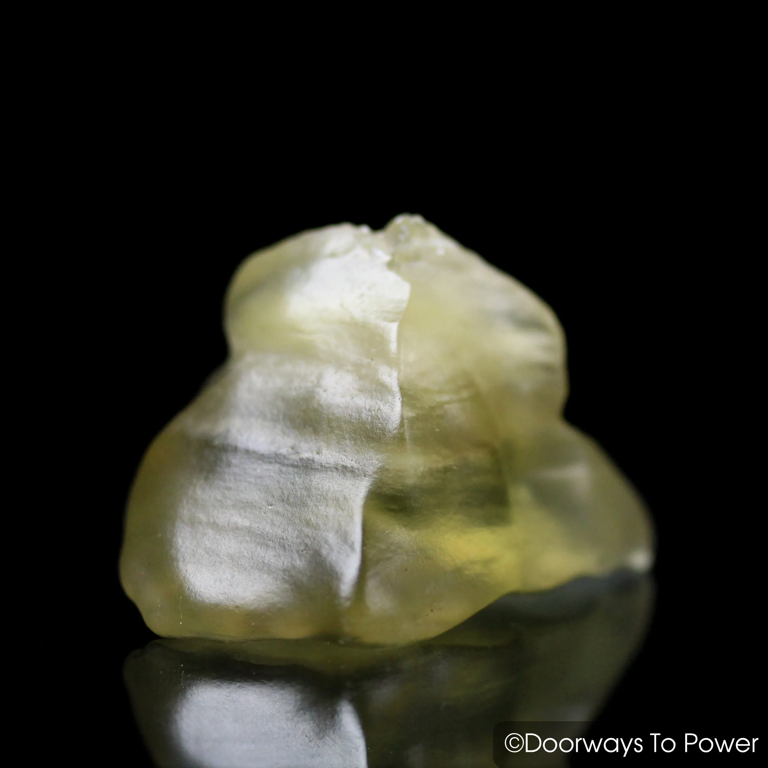 Libyan Desert Glass Specimen Libyan Gold Tektite 'Smooth & Polished' | Collectors Quality