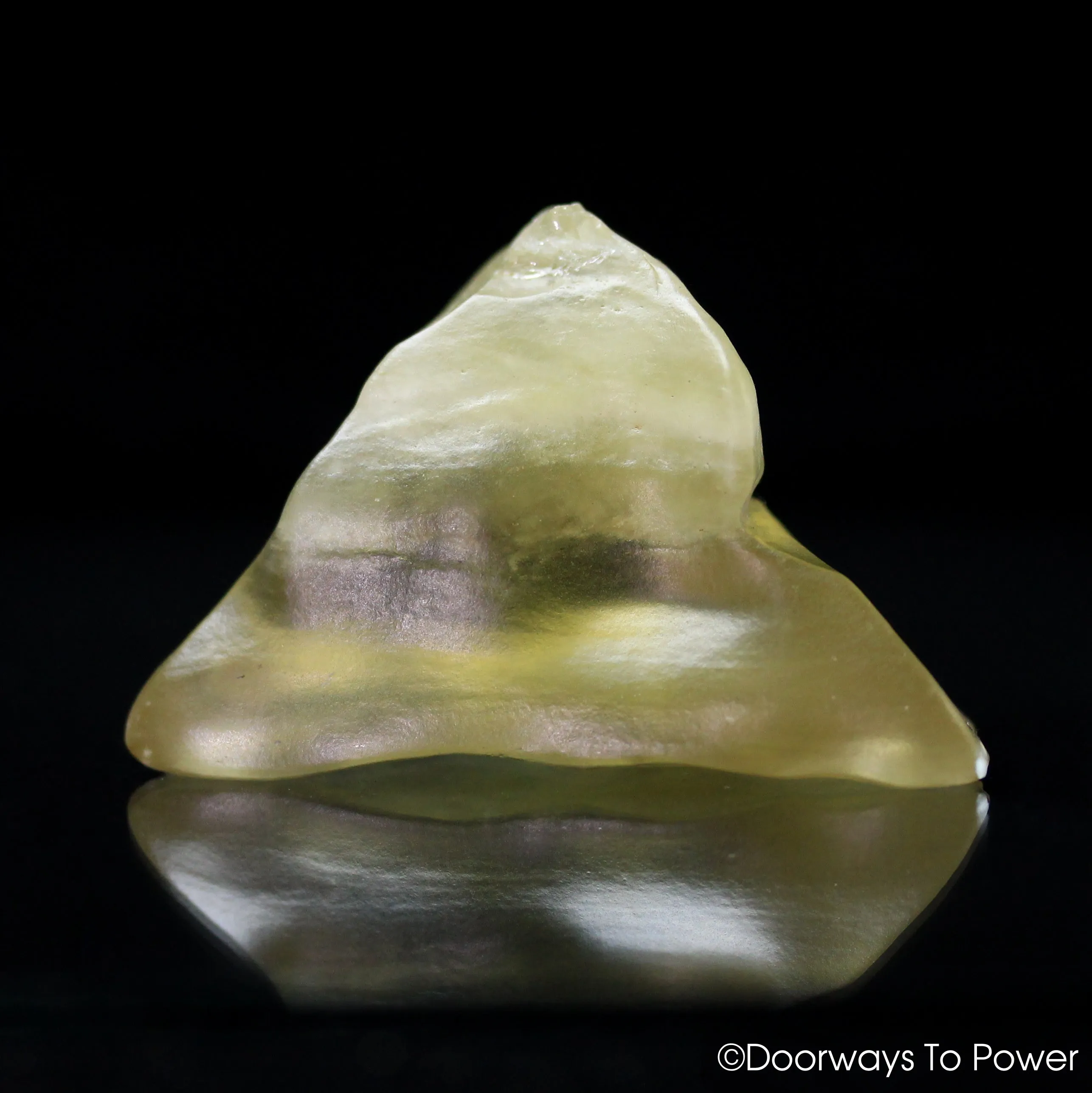 Libyan Desert Glass Specimen Libyan Gold Tektite 'Smooth & Polished' | Collectors Quality