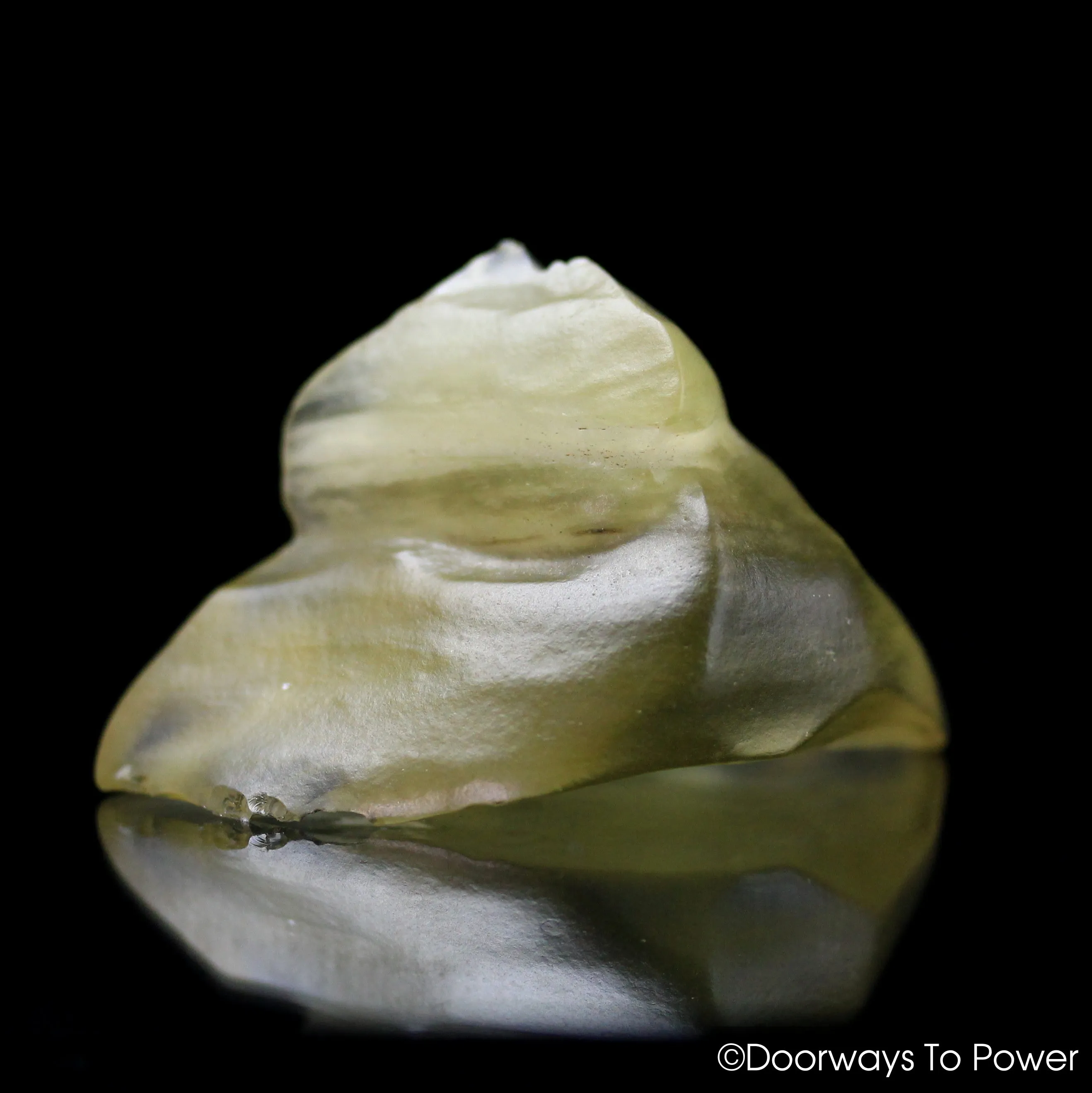 Libyan Desert Glass Specimen Libyan Gold Tektite 'Smooth & Polished' | Collectors Quality