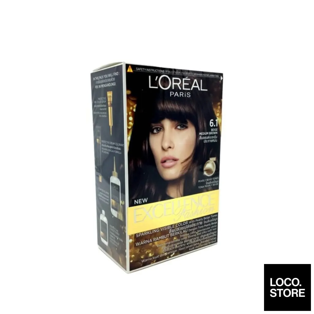 LOreal Excellence Fashion - 6.1 Beige Medium Brown