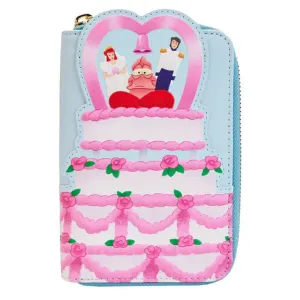 Loungefly Disney Little Mermaid Wedding Cake Zip Around Wallet