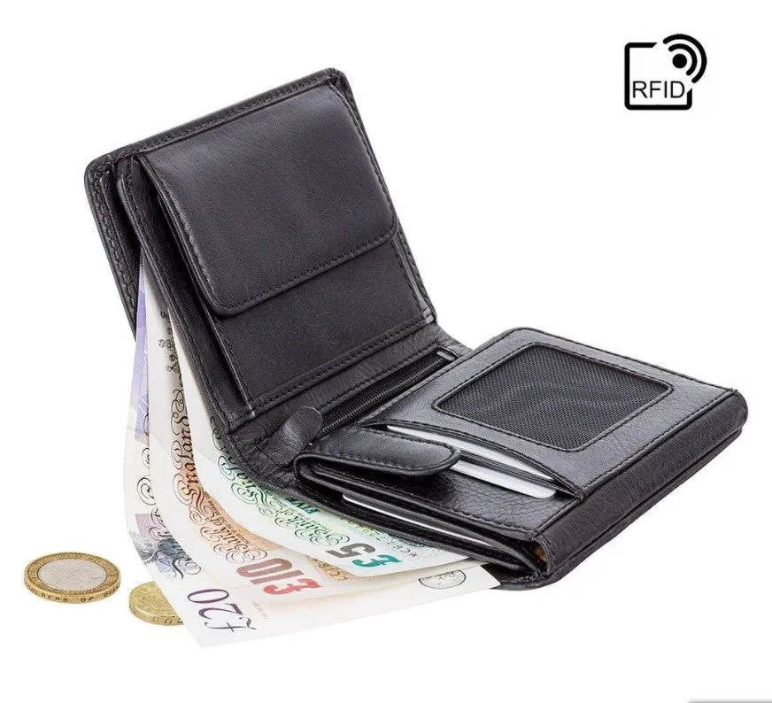 Lucca - Cash & Coin Wallet - Black