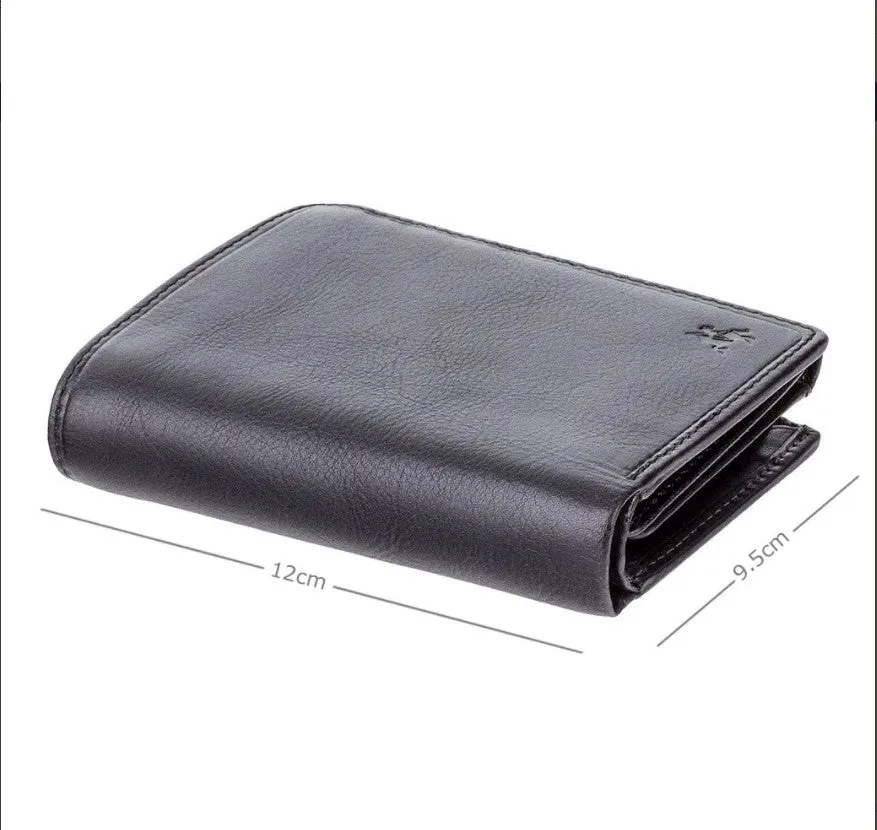 Lucca - Cash & Coin Wallet - Black