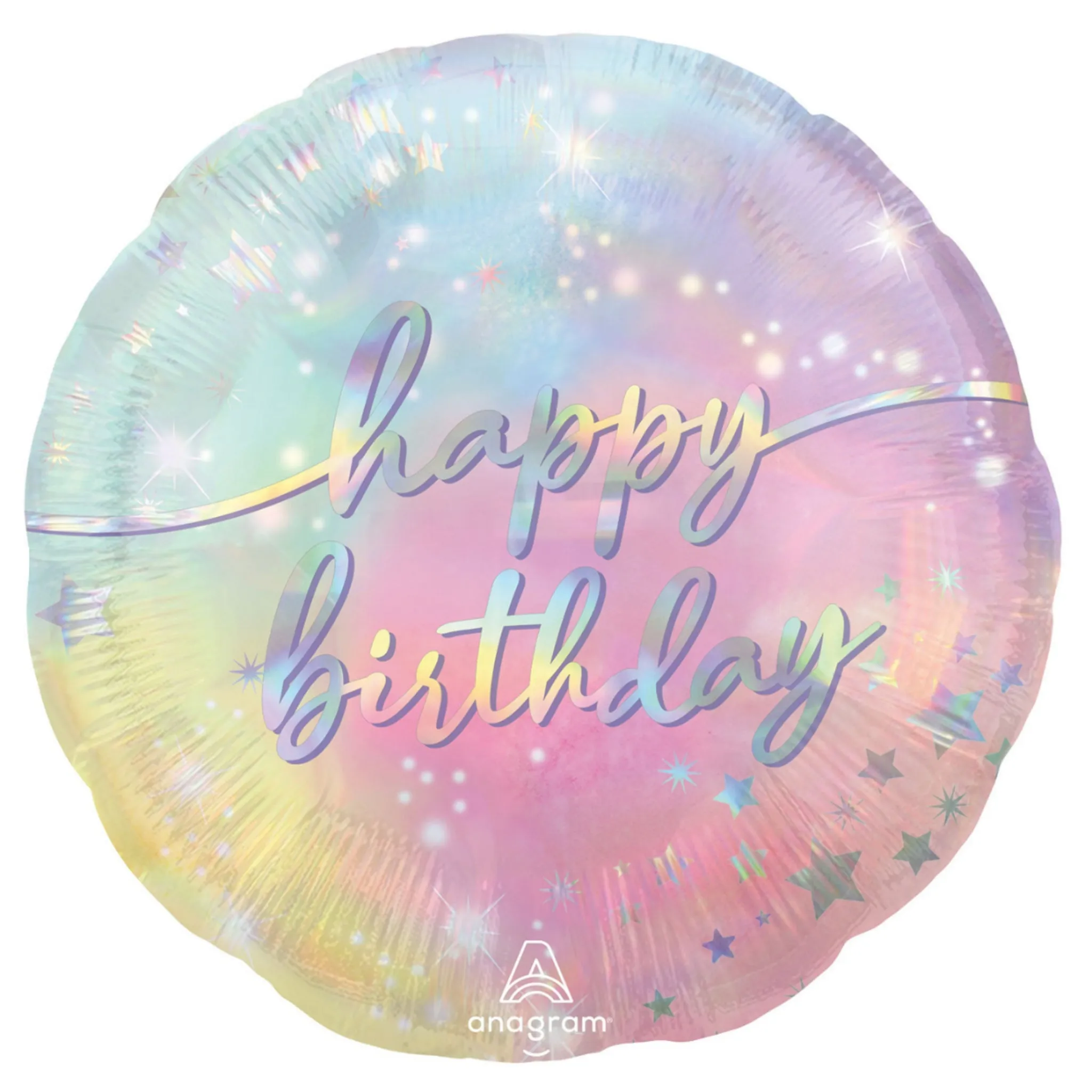 Luminous 'Happy Birthday' 18" Foil Balloon