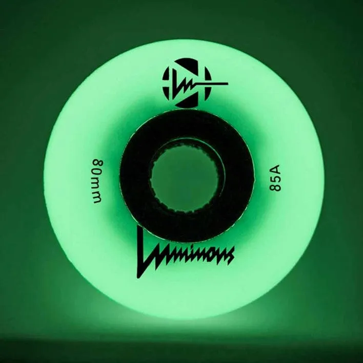 Luminous Light Up Glow LED Inline Wheels 76mm 85A - 4 Pack