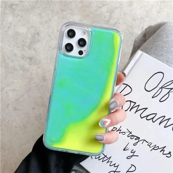 Luminous Luxury Sand Phone Case for iPhone 1