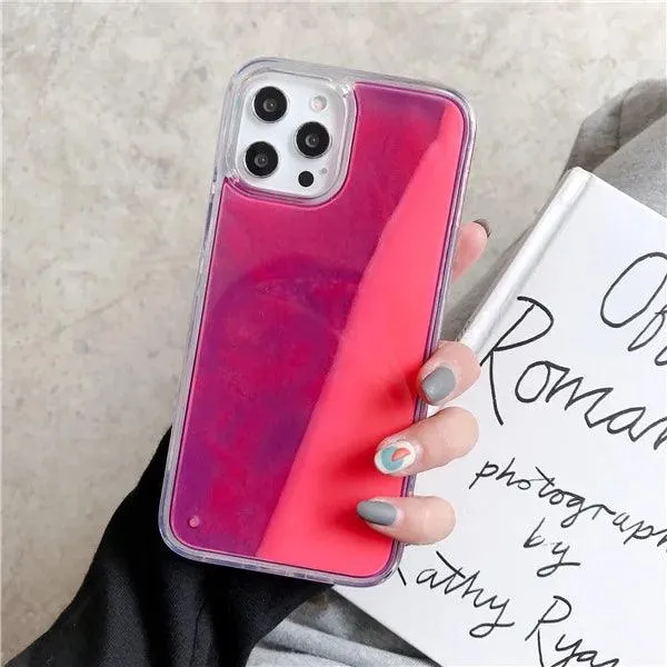 Luminous Luxury Sand Phone Case for iPhone 1