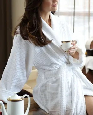 Luxurious 420 GSM Shawl Collar Velour Bathrobe