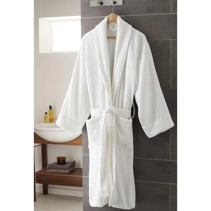 Luxurious 420 GSM Shawl Collar Velour Bathrobe