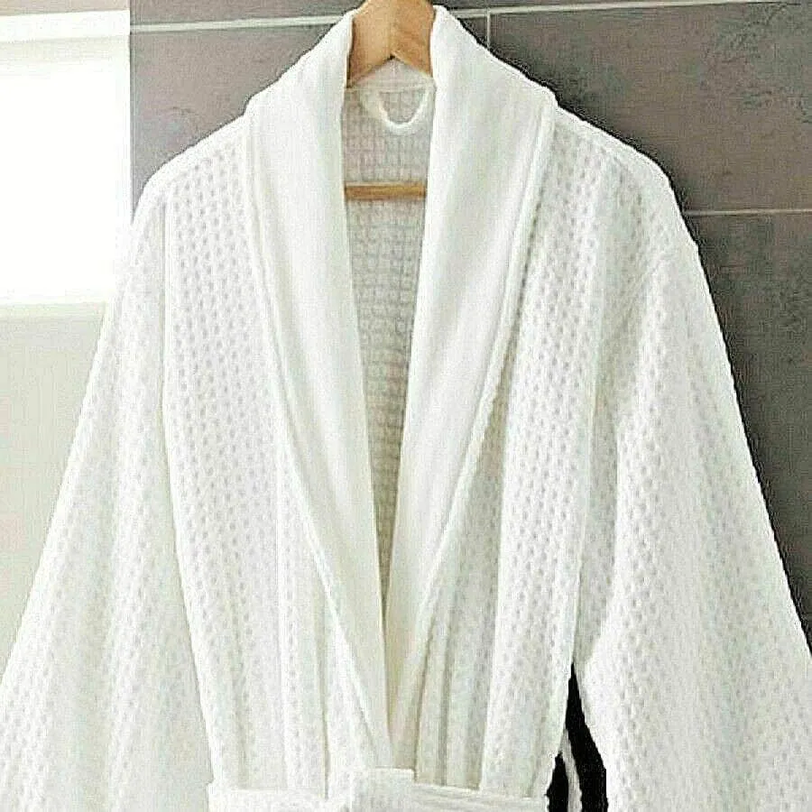 Luxurious 420 GSM Shawl Collar Velour Bathrobe