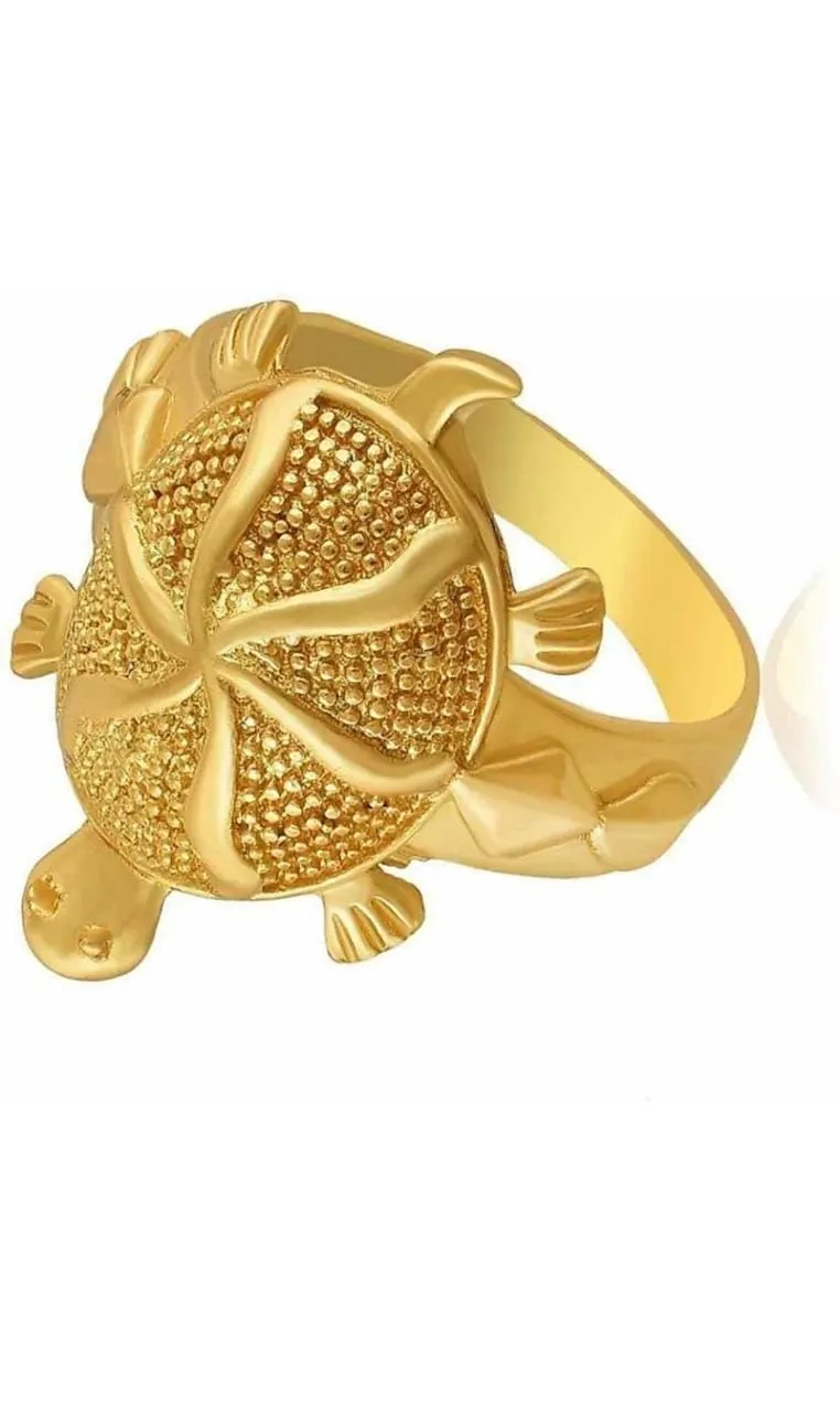 Luxurious Gold Plated Ring For Men