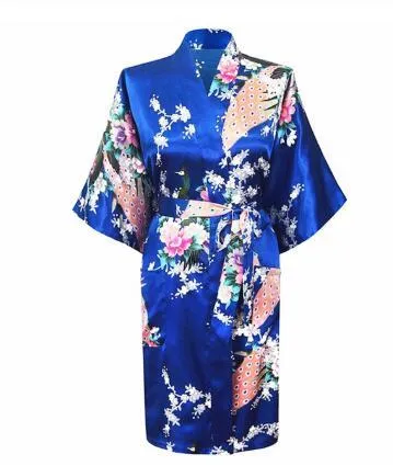 Luxurious Japanese Satin Kimono Robe