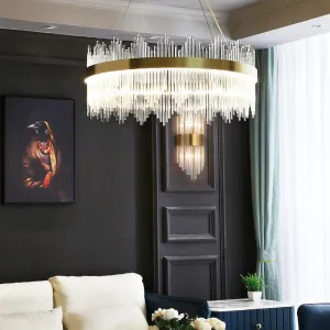 Luxurious Large Crystal Chandelier