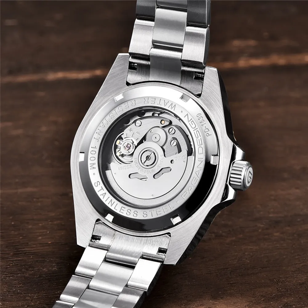 Luxurious Mechanical Automatic Stainless Steel Watch