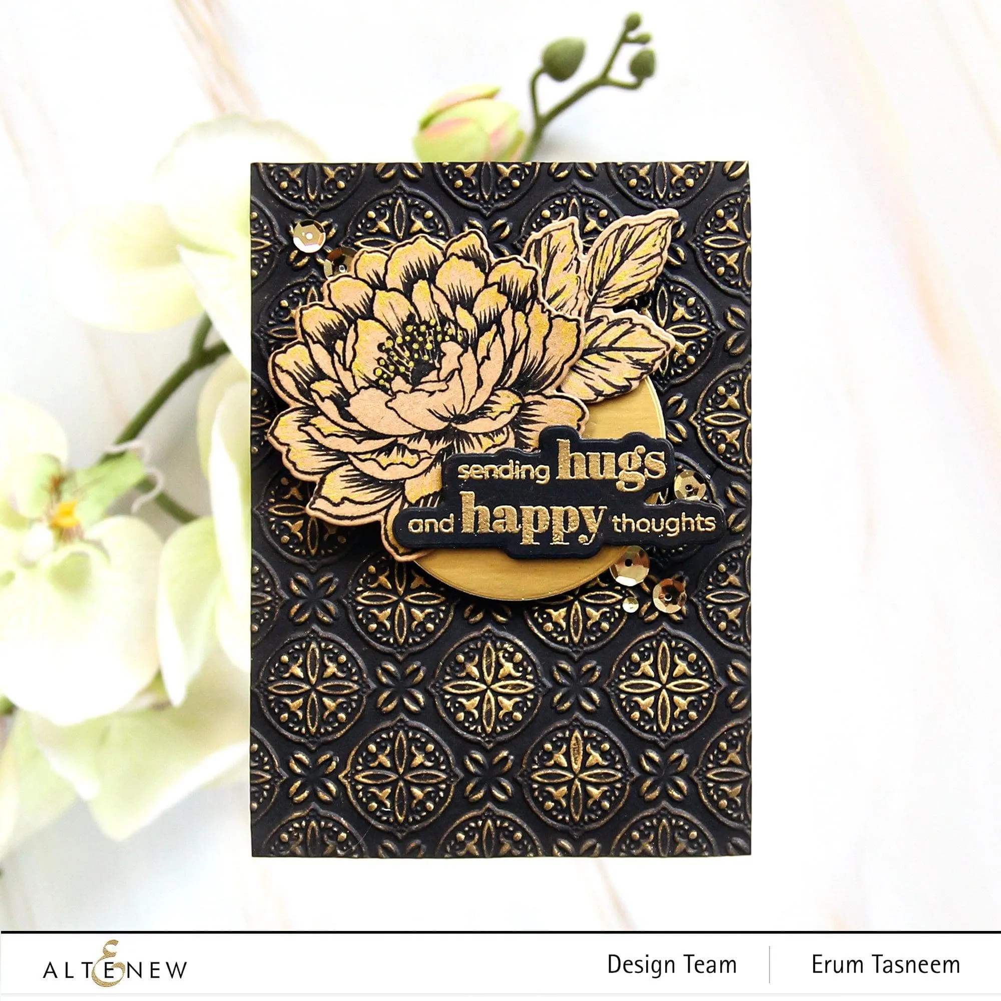 Luxurious Motifs 3D Embossing Folder