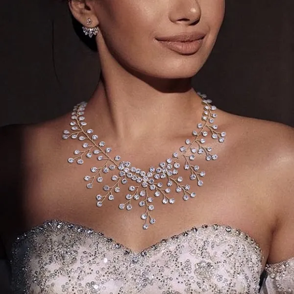 Luxurious Rhinestone Princess Necklaces