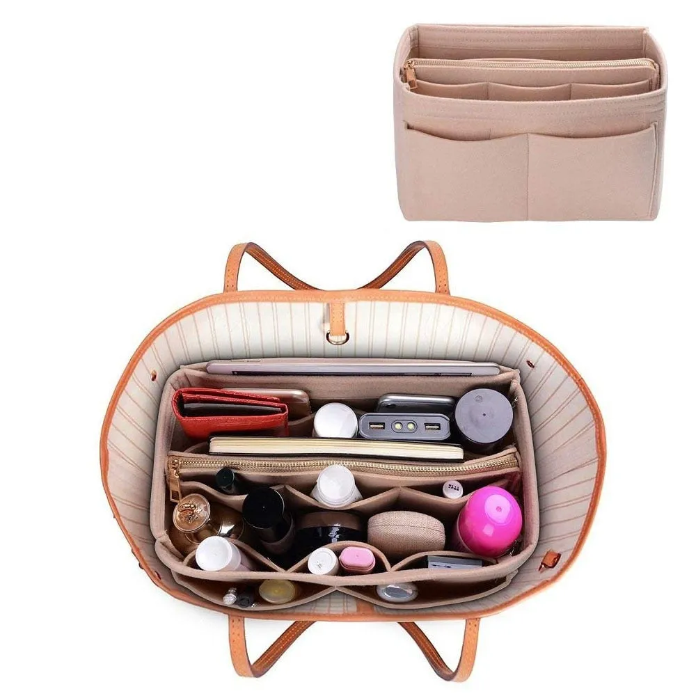 Makeup Organizer Bag that can easily organize and find all your essentials in one place!