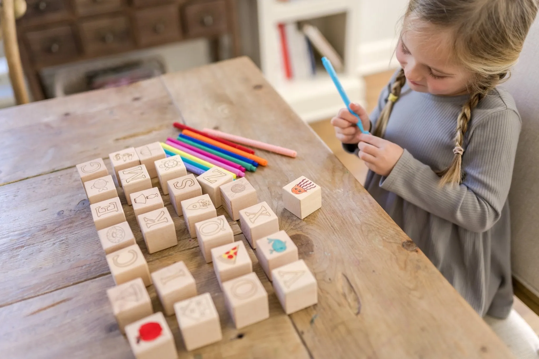 Maple ABC Block Set