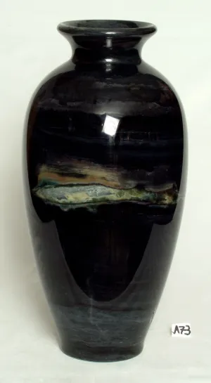 Marble Vase Ancient black