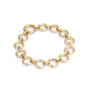 Marco Bicego Jaipur Collection 18K Yellow Gold Flat Link Bracelet