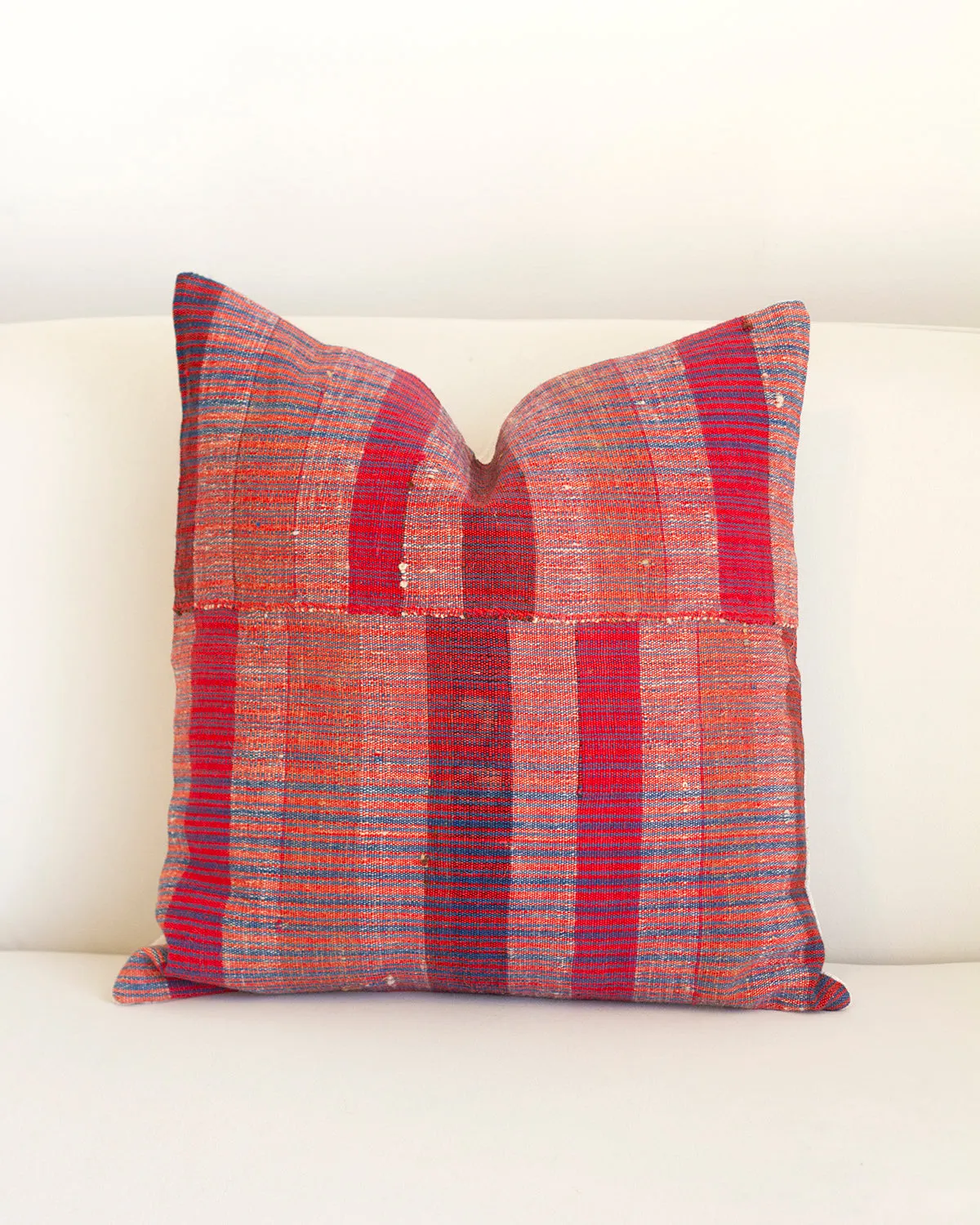 Matilde Red Striped Throw Pillow