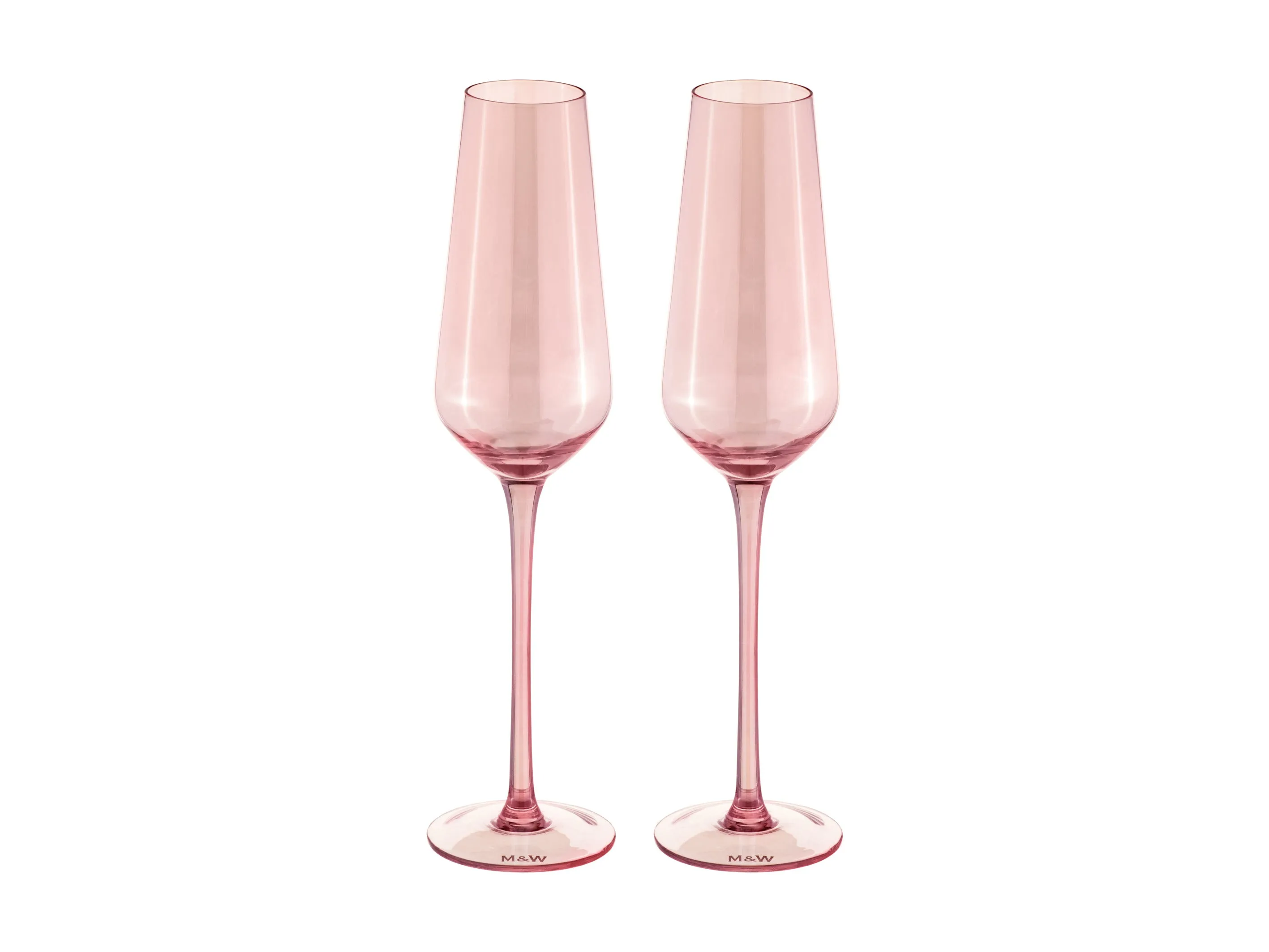 Maxwell & Williams Glamour Flute Set of 2 - Pink