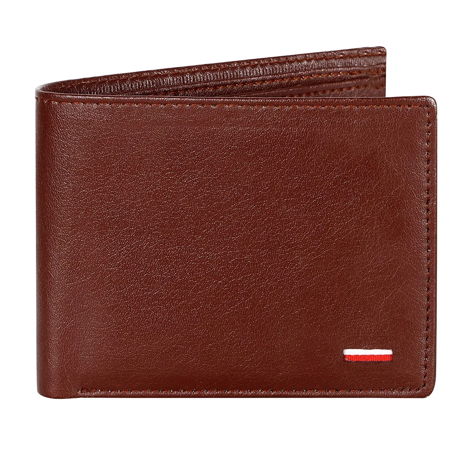 Men Casual, Formal Brown Artificial Leather Wallet  (6 Card Slots)