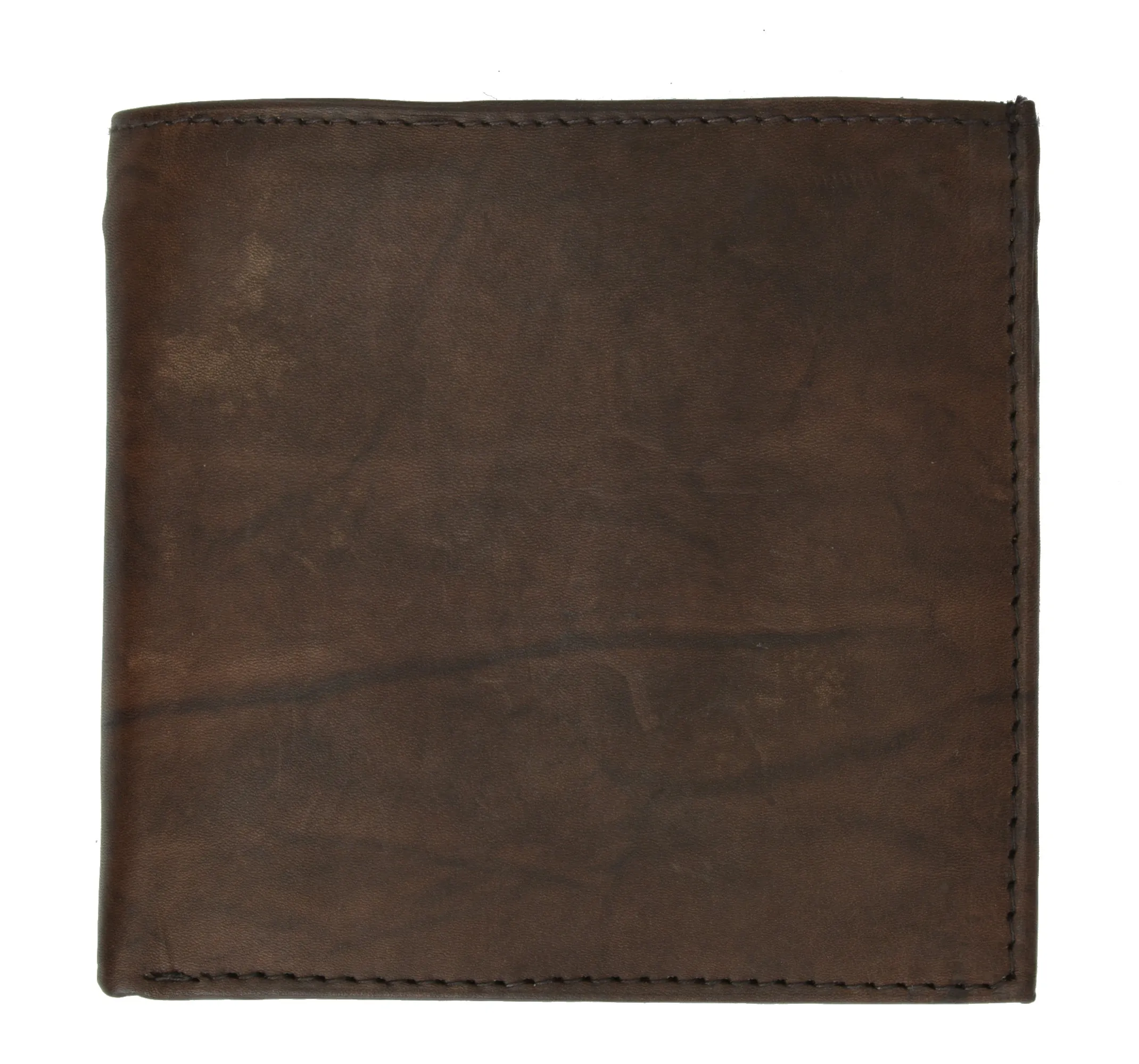 Mens Hispter Genuine Leather Bifold Card ID Wallet 501CF