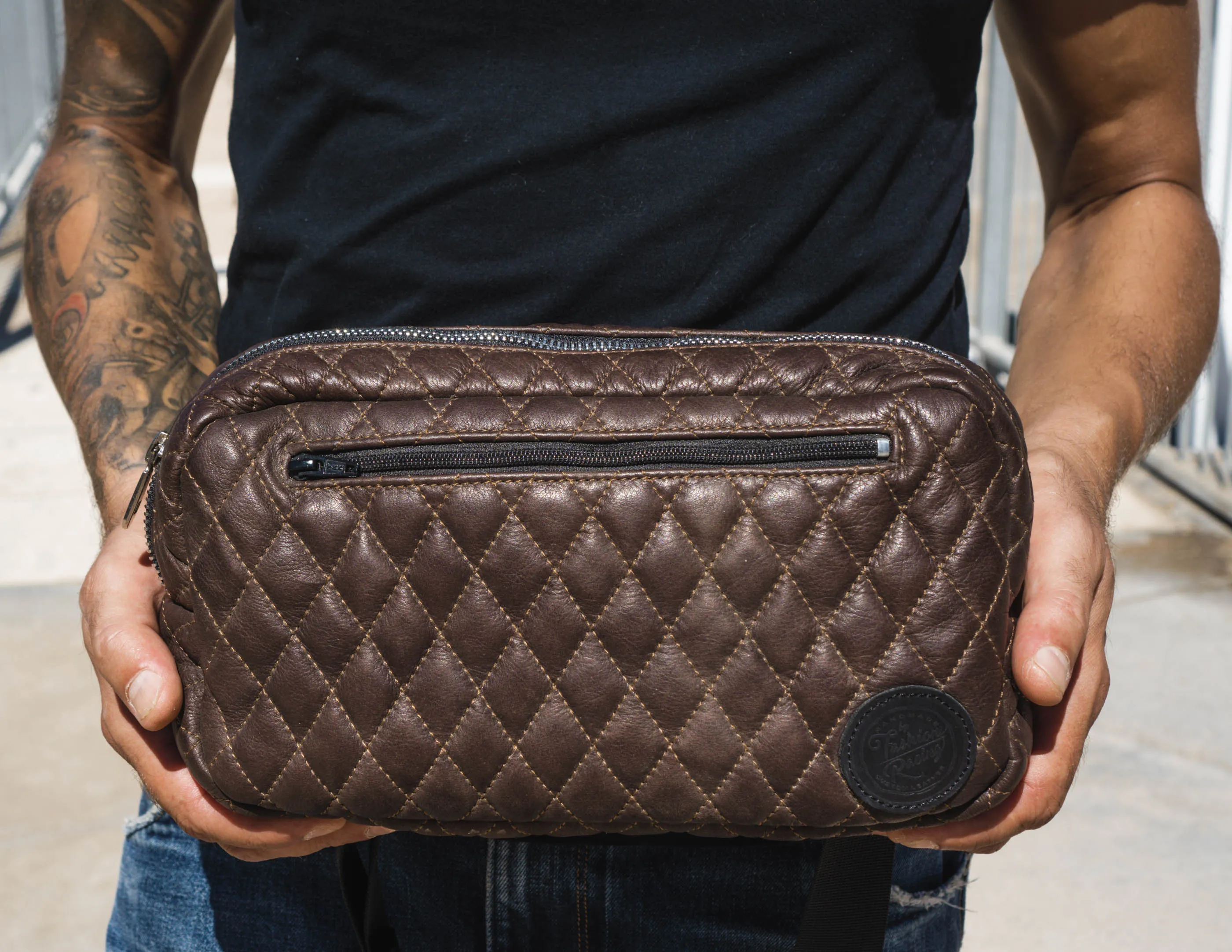 MENS LEATHER HIP BAG | leather accessories for men | Handcrafted