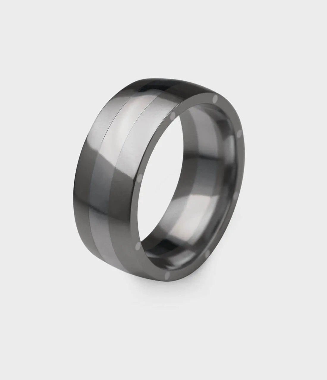 Metal Geo Ellipse Wide Ring