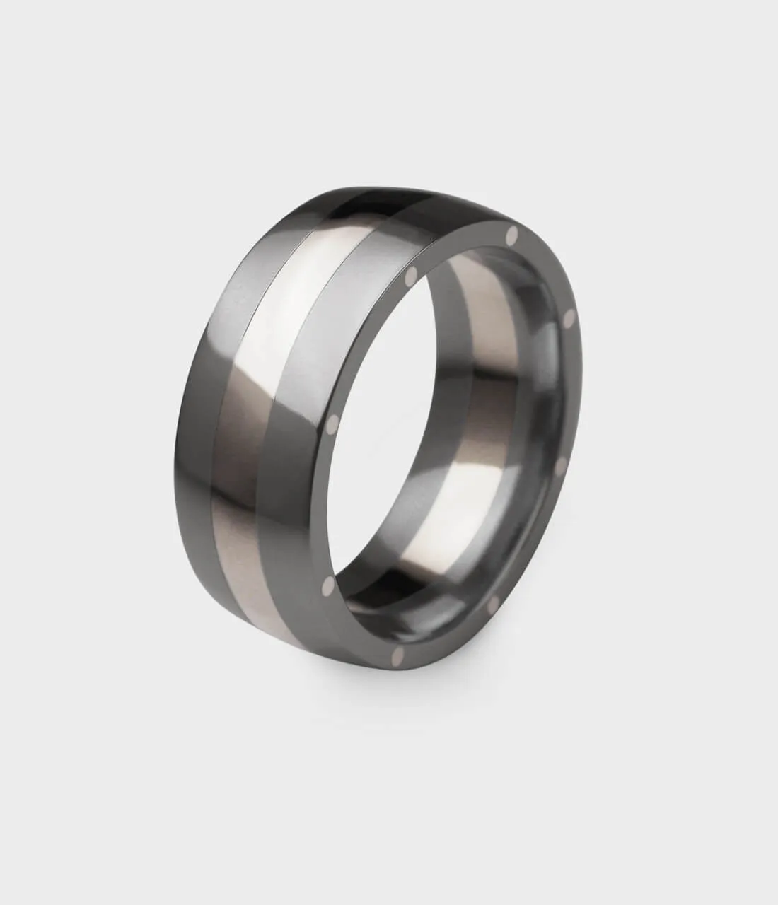 Metal Geo Ellipse Wide Ring