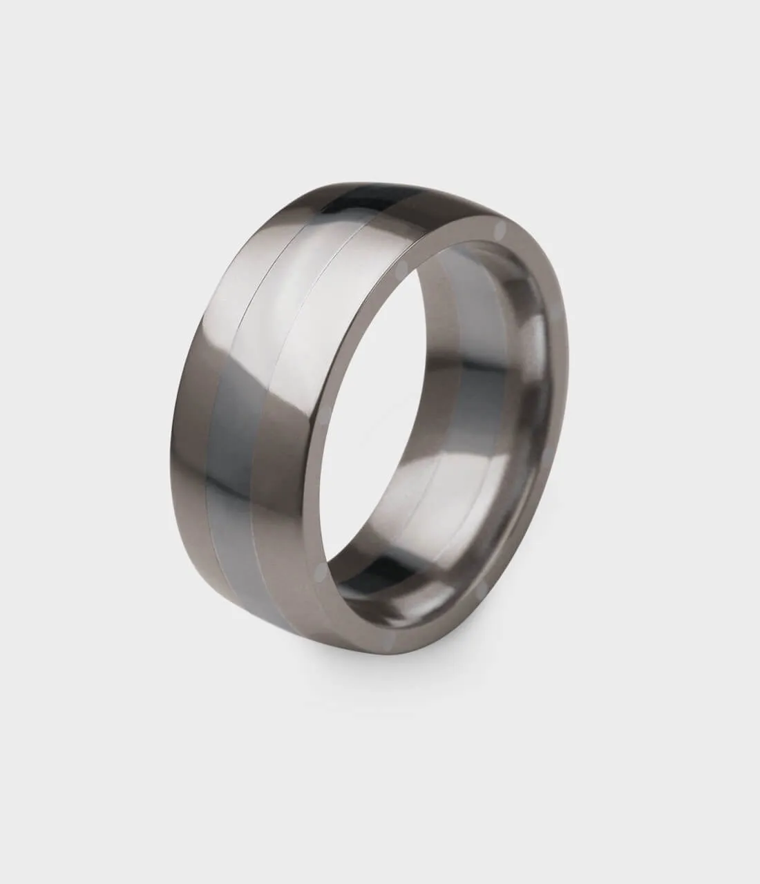 Metal Geo Ellipse Wide Ring