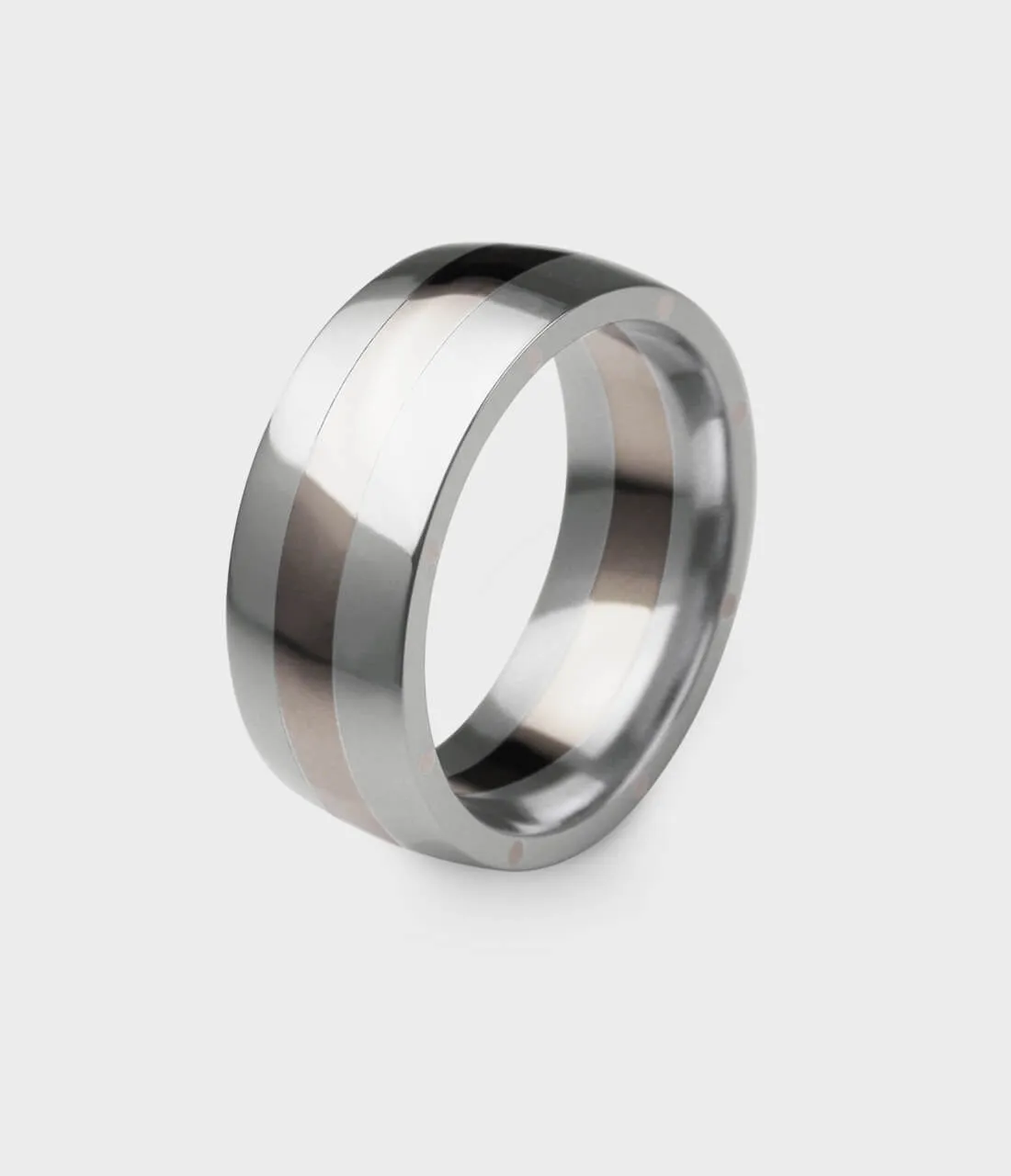 Metal Geo Ellipse Wide Ring