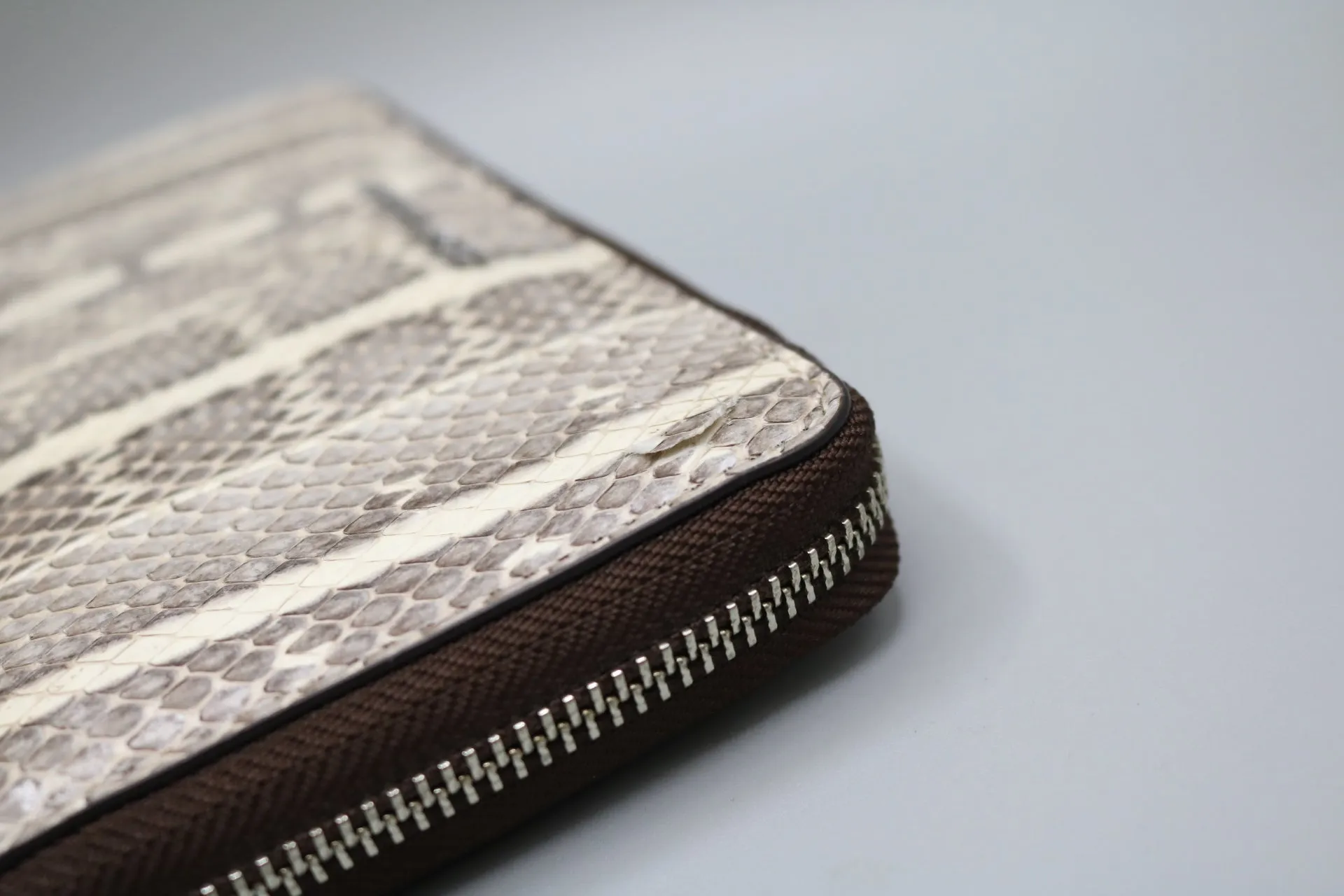 Michael Kors Snake Skin Wallet (L) 0.75" (W) 7" (H) 4"