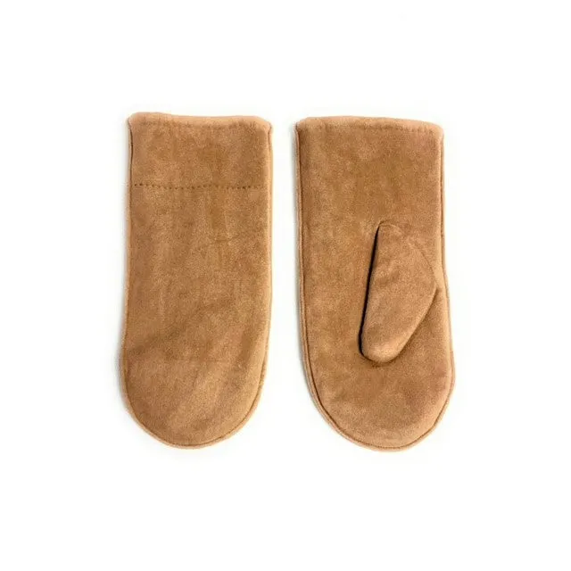 MICRO SUEDE MITTENS