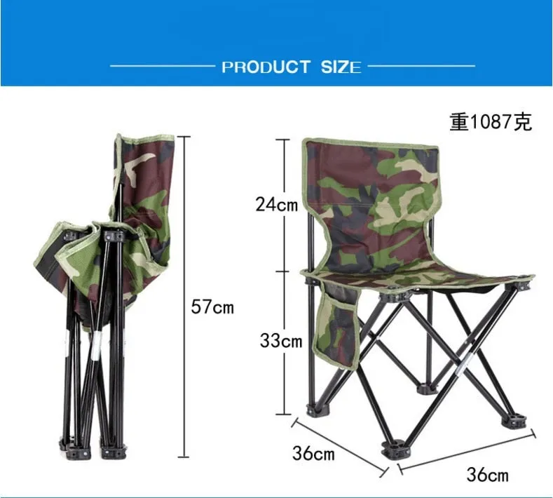 Multifunction Portable Folding Chair Camping