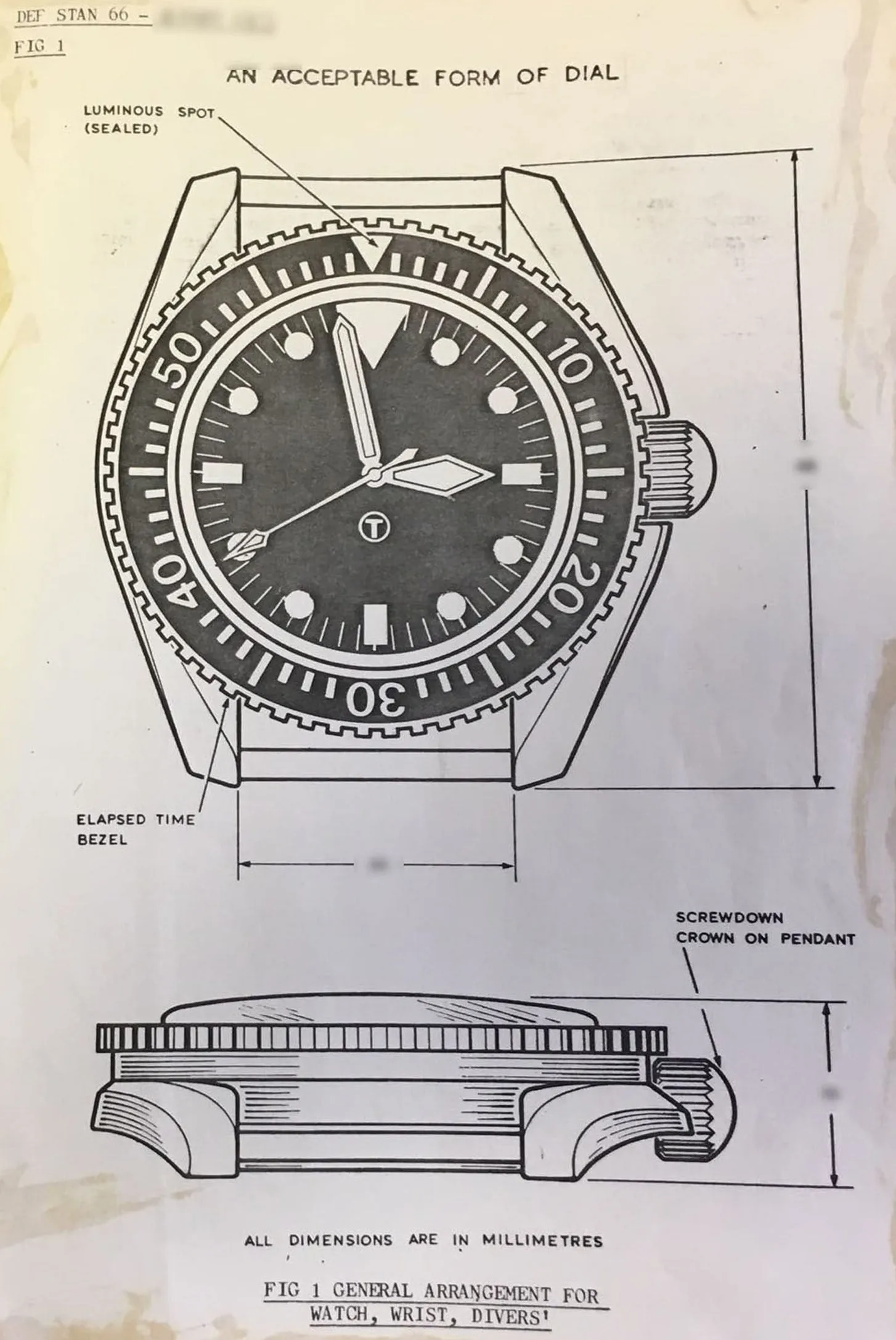 MWC Automatic Black PVD Military Divers Watch  - Tritium / GTLS Illumination, Sapphire Crystal and 60 Hour Power Reserve - Ex Display Watch