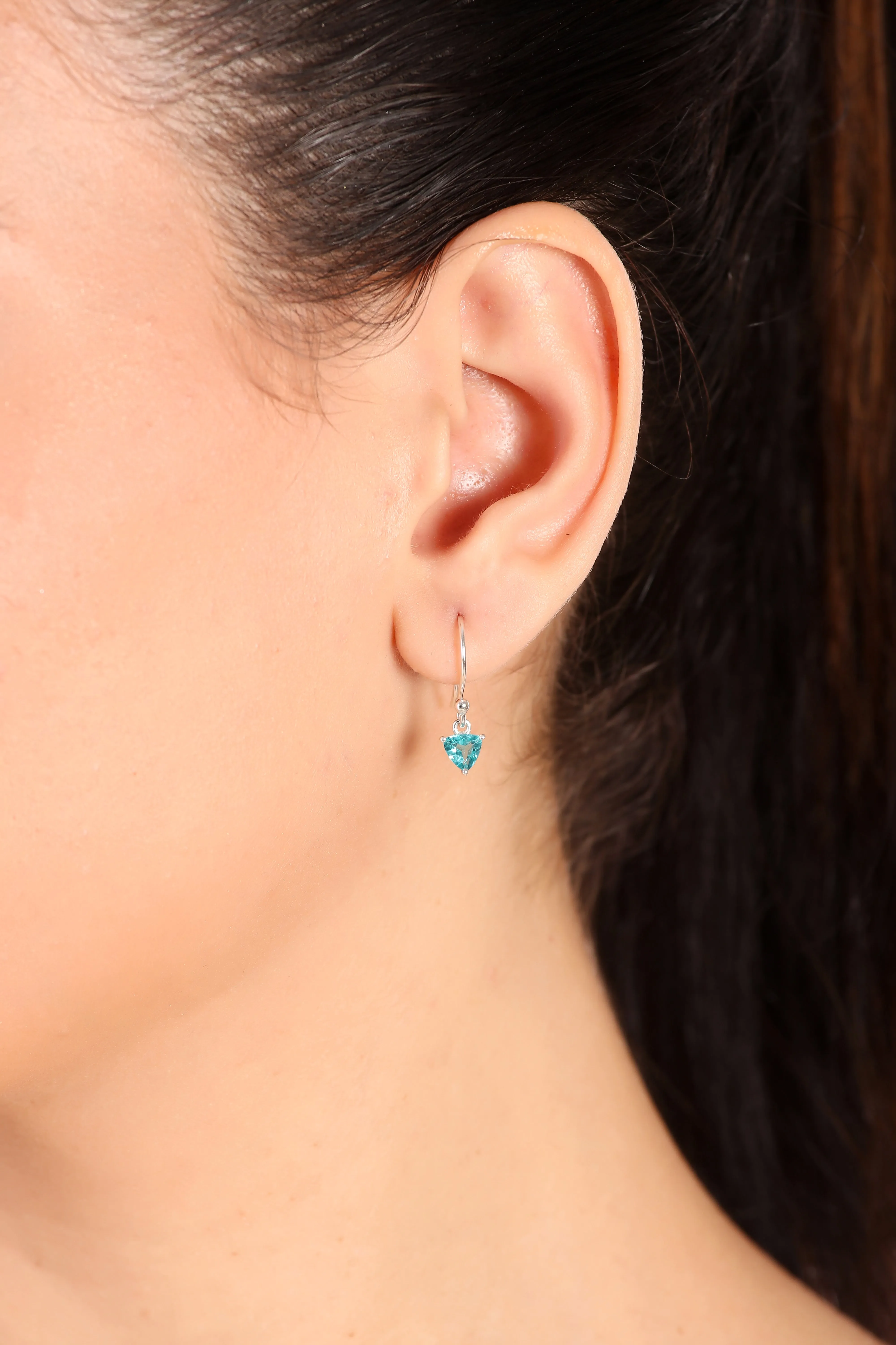 Naazuk earrings, neon apatite